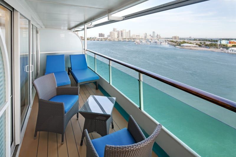 Enchantment of the Seas Owner's Suite - 1 Bedroom (OS) balcony