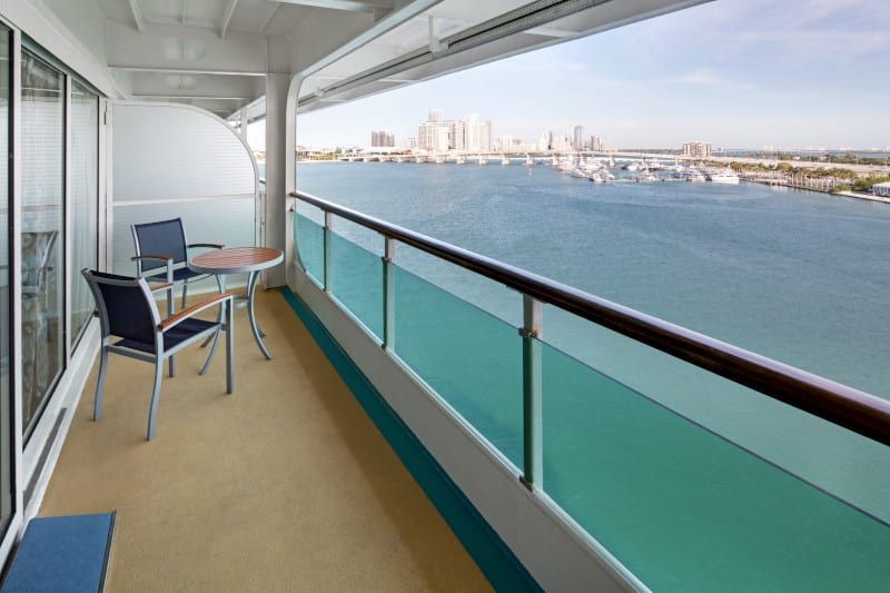 Enchantment of the Seas Junior Suite (J3) balcony, photo 1 of 2