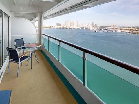 Enchantment of the Seas Junior Suite (J3) balcony, photo 1 of 2