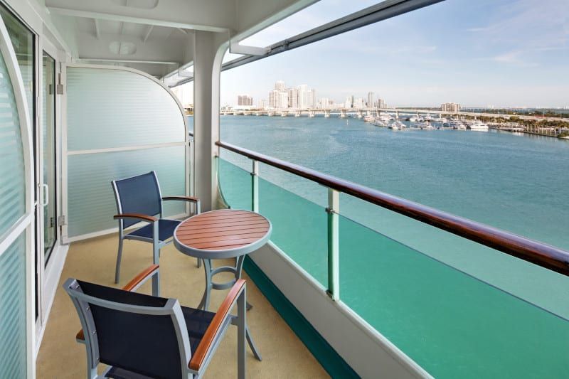 Enchantment of the Seas Junior Suite (J3) balcony, photo 2 of 2