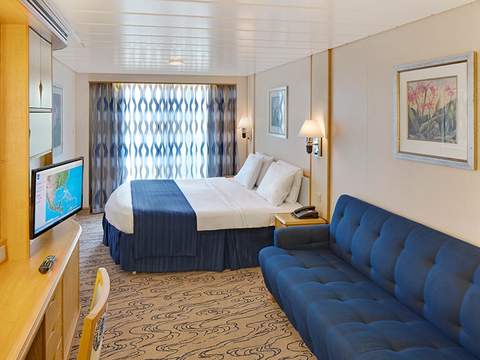 Explorer of the Seas Spacious Ocean View Balcony (2B) cabin, photo 1 of 2
