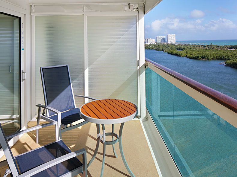 Vast views of the landscapes, seascapes and skies are yours to enjoy from your private balcony.
