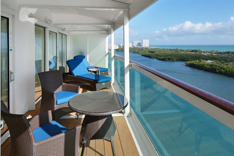 Freedom of the Seas Owner's Suite - 1 Bedroom (OS) balcony