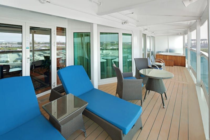Freedom of the Seas Royal Suite - 1 Bedroom (RS) balcony
