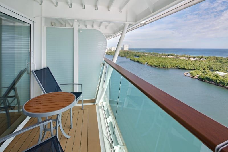 Freedom of the Seas Connecting Ocean View Balcony (CB) balcony