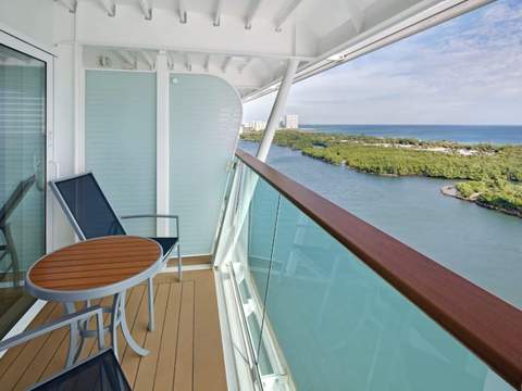 Freedom of the Seas Connecting Ocean View Balcony (CB) balcony