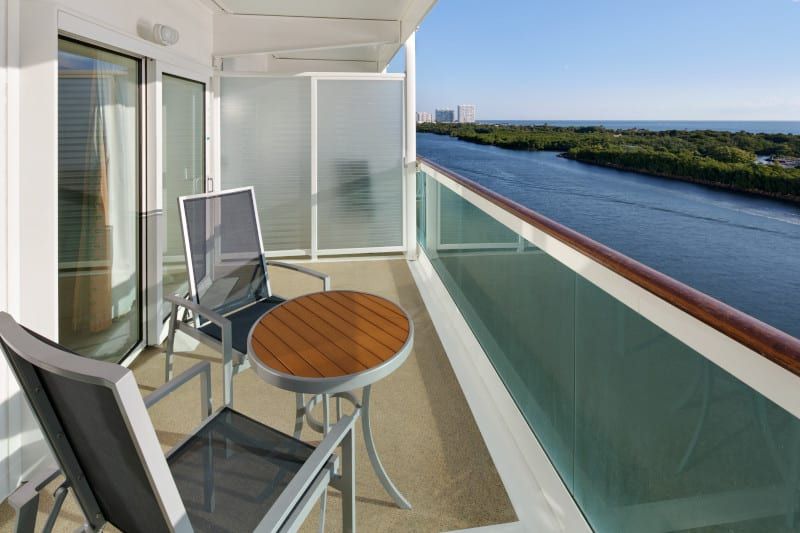 Freedom of the Seas Spacious Ocean View Balcony - Accessible (2D) balcony
