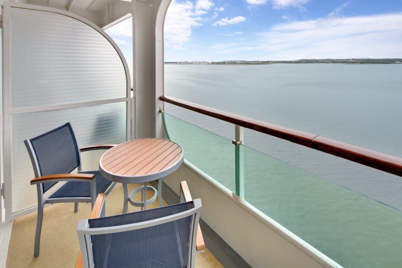 Grandeur of the Seas Spacious Ocean View Balcony (1B) balcony, photo 2 of 2