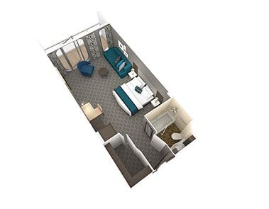 Harmony of the Seas Junior Suite (J3) floor plan