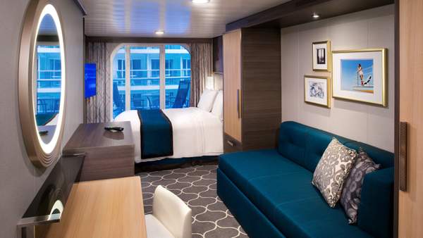 Harmony of the Seas Central Park View Balcony (1J) cabin, photo 1 of 2