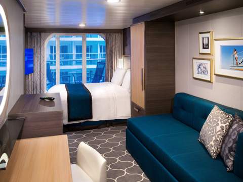 Harmony of the Seas Central Park View Balcony (1J) cabin, photo 1 of 2 Harmony of the Seas Central Park View Balcony (1J) cabin, photo 1 of 2