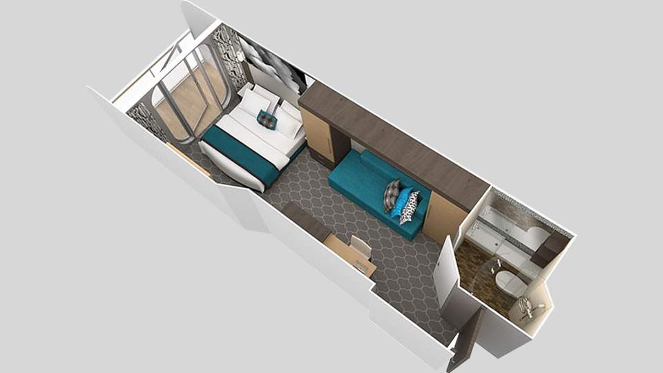 Harmony of the Seas Central Park View Balcony (1J) floor plan Harmony of the Seas Central Park View Balcony (1J) floor plan