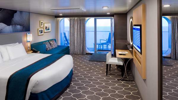 Harmony of the Seas Ocean View Balcony - Accessible (2D) cabin, photo 1 of 3 Harmony of the Seas Ocean View Balcony - Accessible (2D) cabin, photo 1 of 3