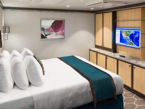 Harmony of the Seas Spacious AquaTheater Suite Large Balcony - 2 Bedroom (A1) bedroom, photo 1 of 3