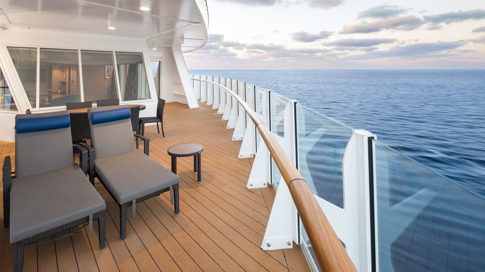 Harmony of the Seas Spacious AquaTheater Suite Large Balcony - 2 Bedroom (A1) balcony, photo 1 of 4