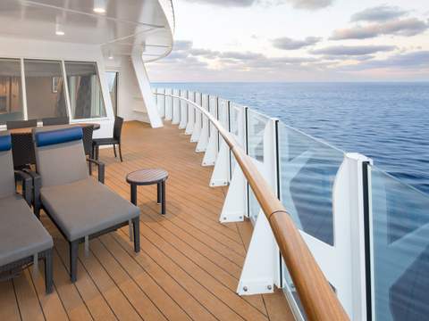 Harmony of the Seas Spacious AquaTheater Suite Large Balcony - 2 Bedroom (A1) balcony, photo 1 of 4
