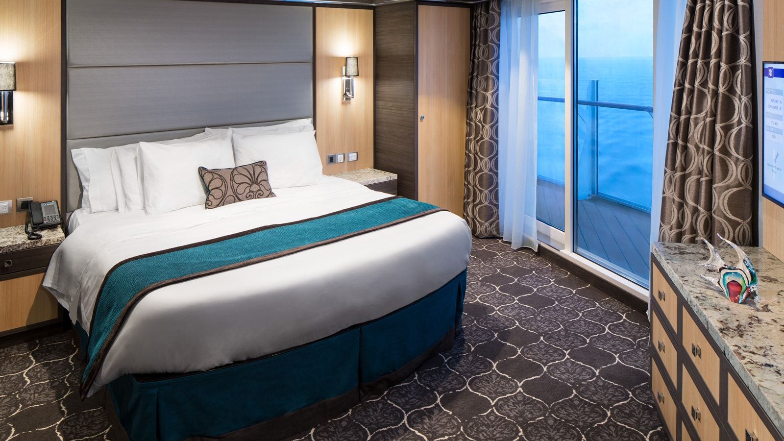 Harmony of the Seas Spacious AquaTheater Suite - 1 Bedroom (A3) bedroom