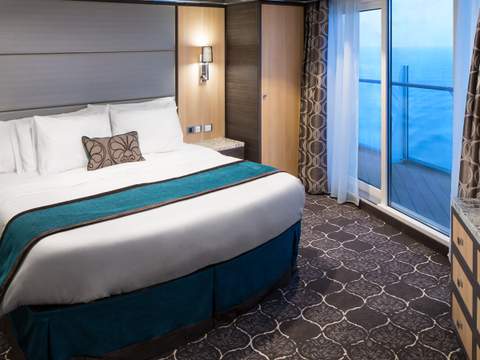 Harmony of the Seas Spacious AquaTheater Suite - 1 Bedroom (A3) bedroom