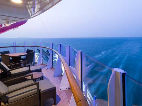 Harmony of the Seas Spacious AquaTheater Suite - 1 Bedroom (A3) balcony, photo 1 of 2
