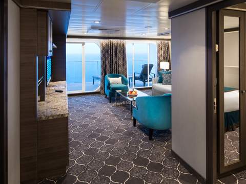 Harmony of the Seas Grand Suite - 2 Bedroom (GT) living area, photo 1 of 2