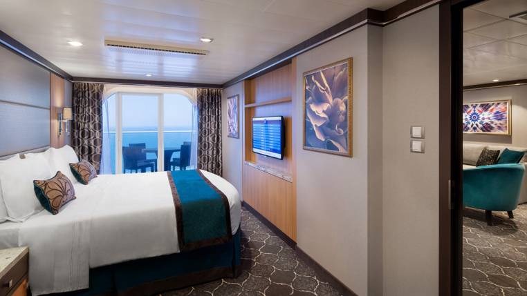 Harmony of the Seas Grand Suite - 2 Bedroom (GT) bedroom, photo 1 of 3
