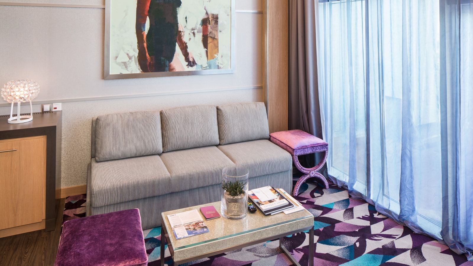 Harmony of the Seas Crown Loft Suite - Accessible (L1) living area, photo 2 of 4