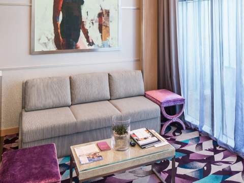 Harmony of the Seas Crown Loft Suite - Accessible (L1) living area, photo 2 of 4