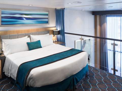 Harmony of the Seas Crown Loft Suite - Accessible (L1) bedroom, photo 1 of 3