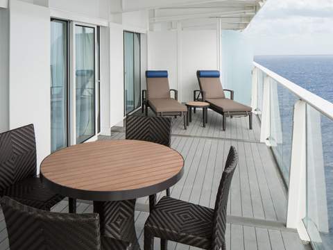 Harmony of the Seas Owner's Suite - 1 Bedroom (OS) balcony