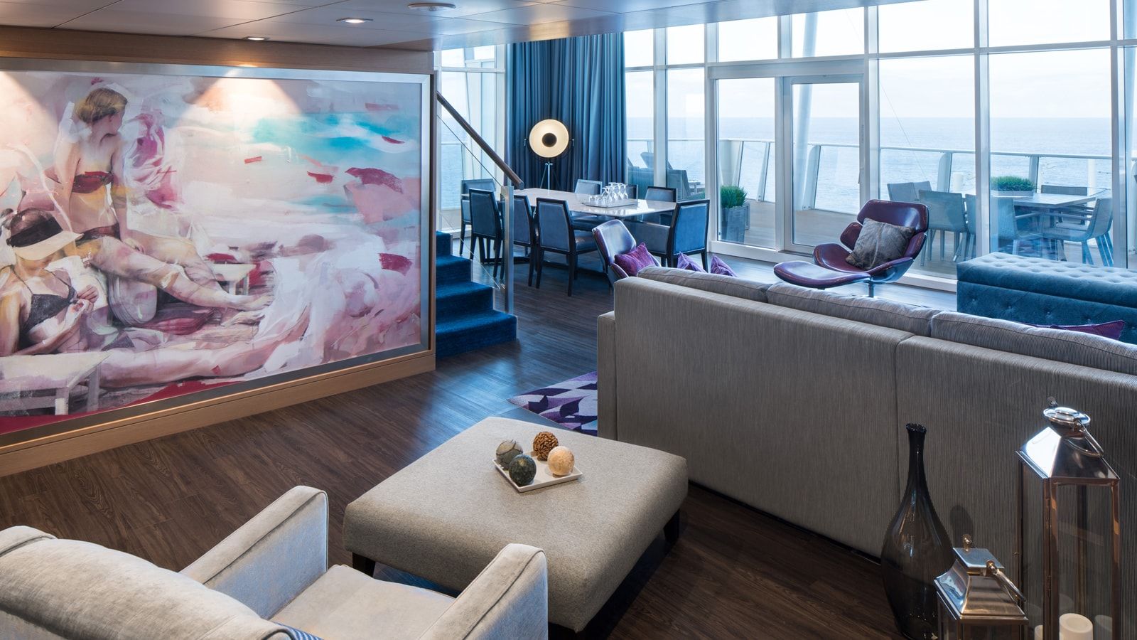 Harmony of the Seas Royal Loft Suite (RL) living area, photo 3 of 9