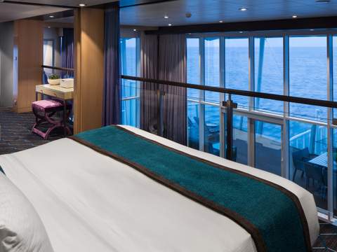 Harmony of the Seas Royal Loft Suite (RL) bedroom, photo 1 of 3 Harmony of the Seas Royal Loft Suite (RL) bedroom, photo 1 of 3