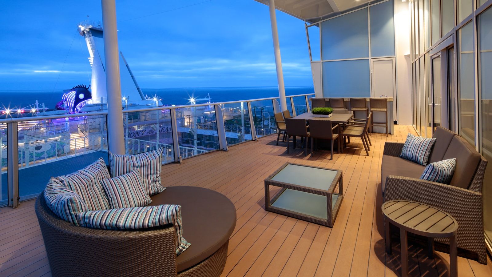 Harmony of the Seas Royal Loft Suite (RL) balcony, photo 1 of 2