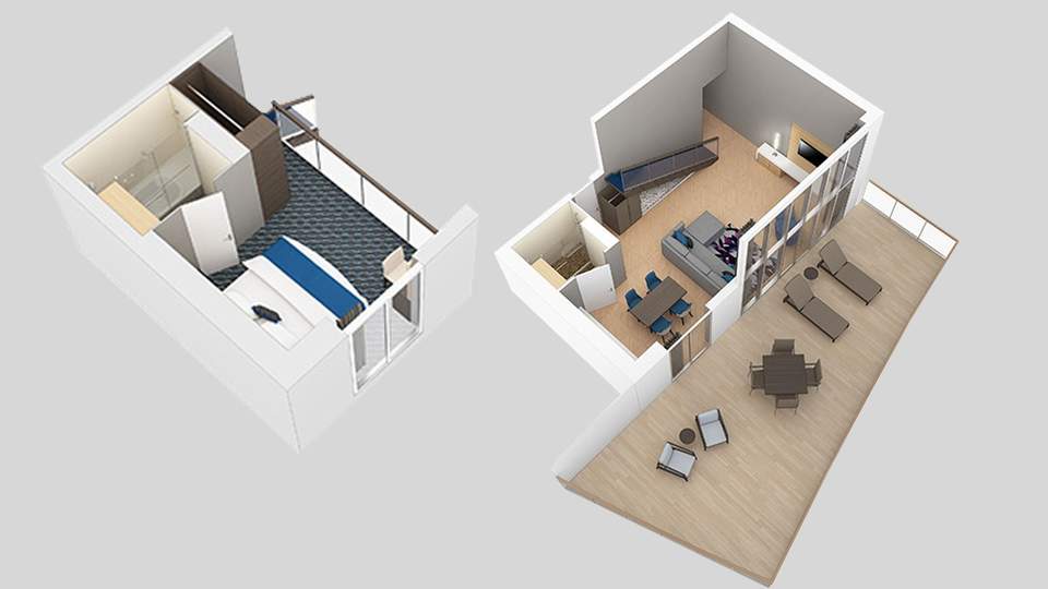 Harmony of the Seas Star Loft Suite (TL) floor plan, photo 1 of 2 Harmony of the Seas Star Loft Suite (TL) floor plan, photo 1 of 2