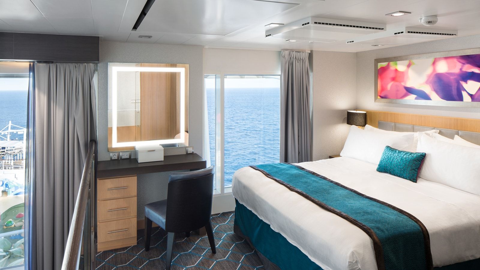 Harmony of the Seas Star Loft Suite (TL) bedroom, photo 1 of 2