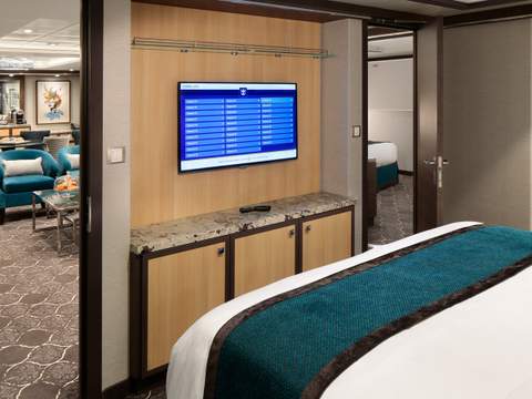 Harmony of the Seas Villa Suite - 4 Bedrooms (VS) bedroom, photo 1 of 4