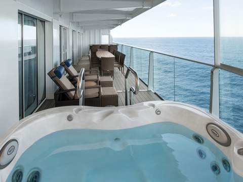 Harmony of the Seas Villa Suite - 4 Bedrooms (VS) balcony, photo 2 of 3