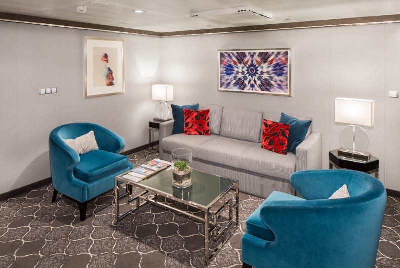 Harmony of the Seas Grand Suite - 2 Bedroom (GT) living area, photo 3 of 4
