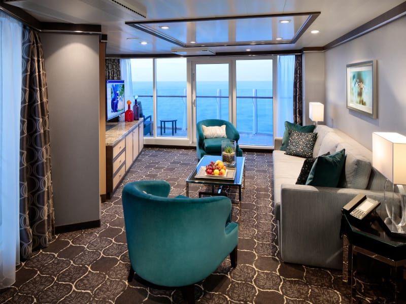 Harmony of the Seas Spacious AquaTheater Suite - 1 Bedroom (A3) living area, photo 3 of 4