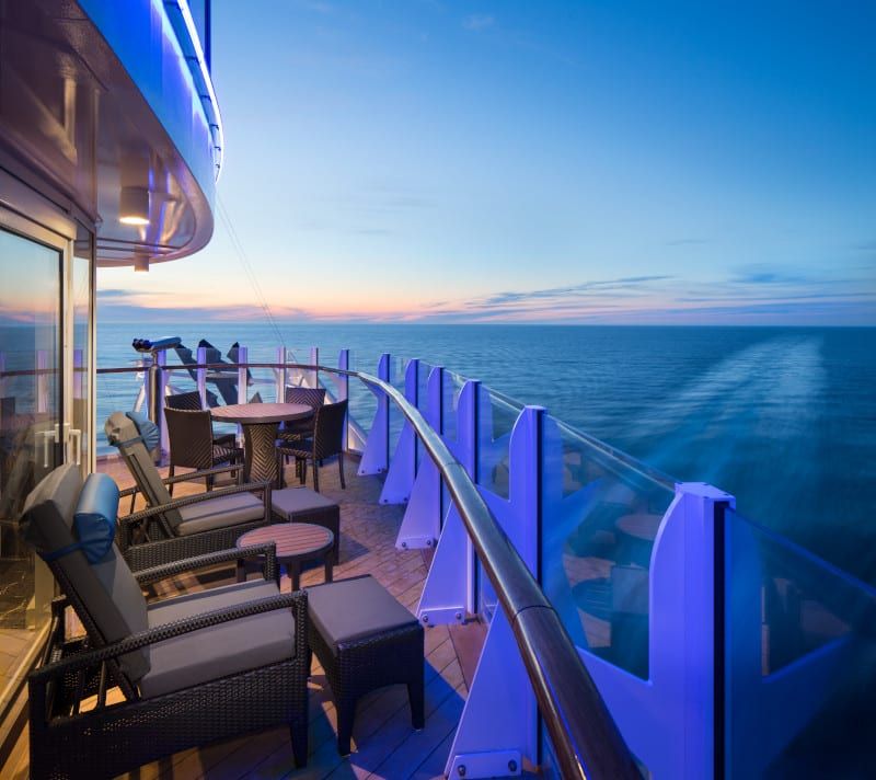 Harmony of the Seas Spacious AquaTheater Suite - 1 Bedroom (A3) balcony, photo 2 of 3