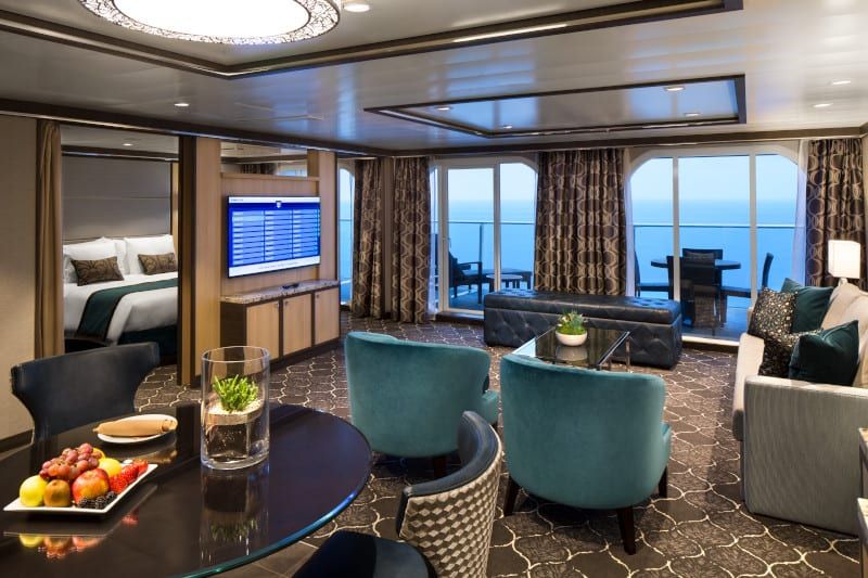 Harmony of the Seas Owner's Suite - 1 Bedroom (OS) living area, photo 4 of 4