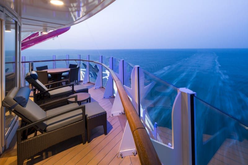 Harmony of the Seas Spacious AquaTheater Suite - 1 Bedroom (A3) balcony, photo 3 of 3