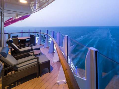 Harmony of the Seas Spacious AquaTheater Suite - 1 Bedroom (A3) balcony, photo 3 of 3