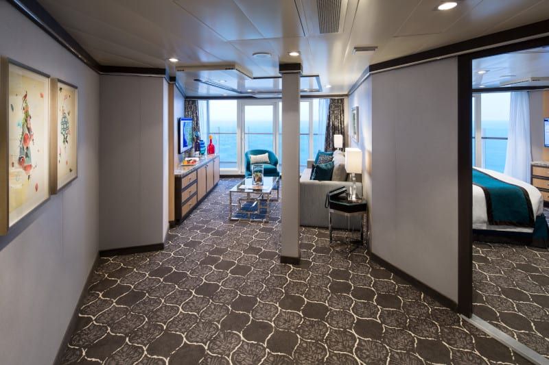 Harmony of the Seas Spacious AquaTheater Suite - 1 Bedroom (A3) living area, photo 4 of 4