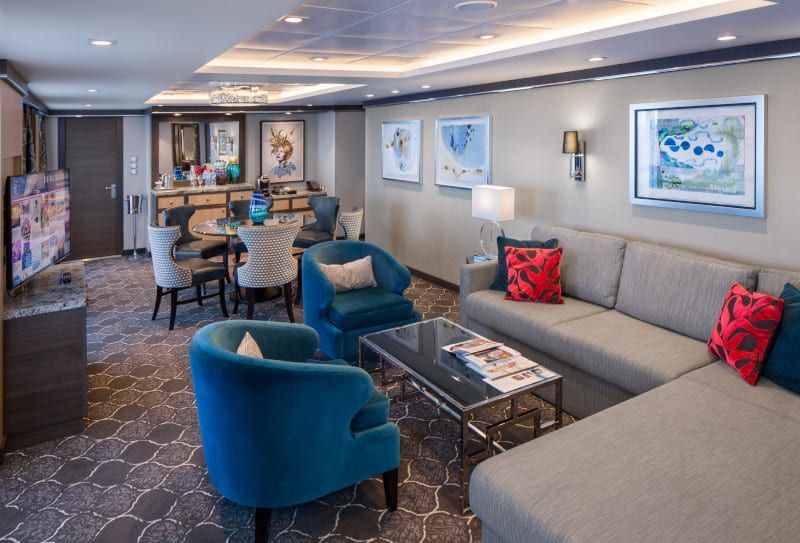 Harmony of the Seas Villa Suite - 4 Bedrooms (VS) living area, photo 2 of 2