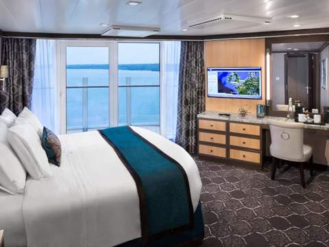 Harmony of the Seas Spacious AquaTheater Suite - 1 Bedroom (A3) bedroom, photo 3 of 3
