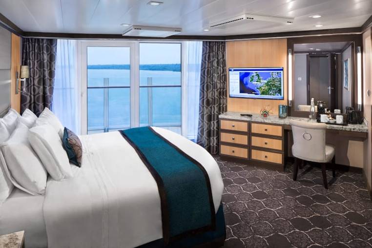 Harmony of the Seas Spacious AquaTheater Suite - 1 Bedroom (A3) bedroom, photo 3 of 3