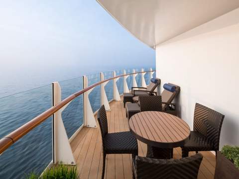 Harmony of the Seas Spacious AquaTheater Suite - 1 Bedroom (A3) balcony, photo 2 of 2