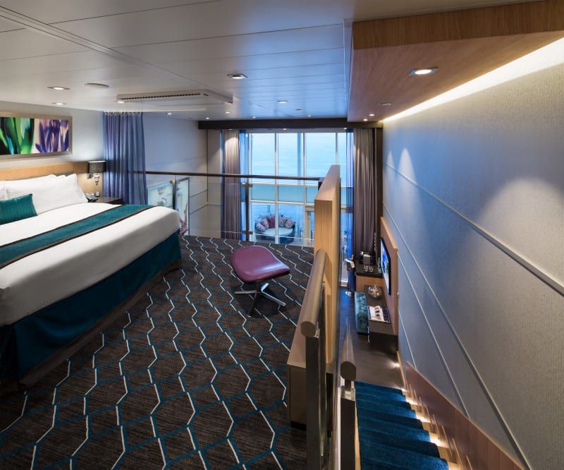 Harmony of the Seas Star Loft Suite (TL) bedroom, photo 2 of 2