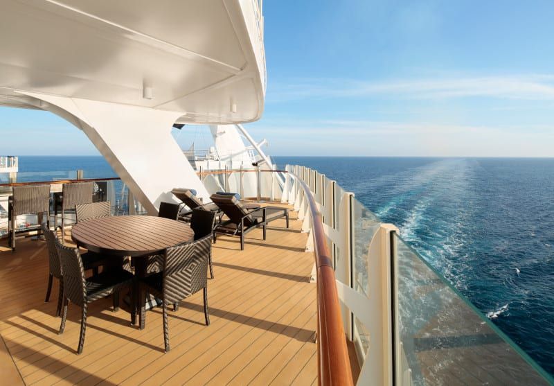 Harmony of the Seas Spacious AquaTheater Suite Large Balcony - 2 Bedroom (A1) balcony, photo 2 of 4