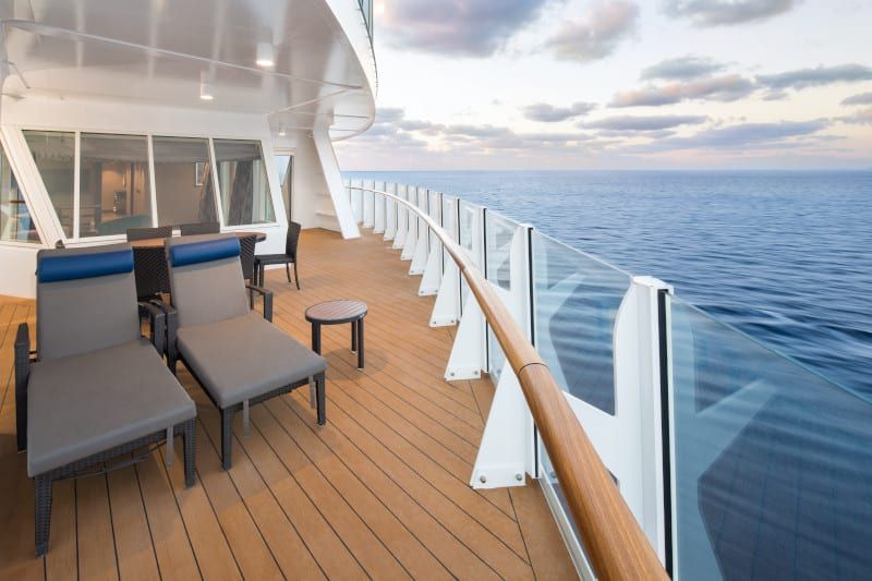 Harmony of the Seas Spacious AquaTheater Suite Large Balcony - 2 Bedroom (A1) balcony, photo 3 of 4